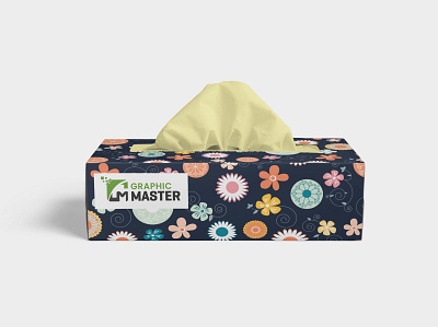 Product Package Design creative modern product page tissue paper