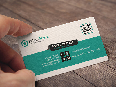 Corporate Business Card agency branding corporate creative modern unique