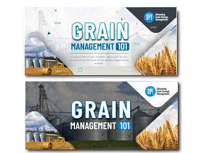 Grain OPI Blue Email Header agency branding corporate creative email header email signature graphic design