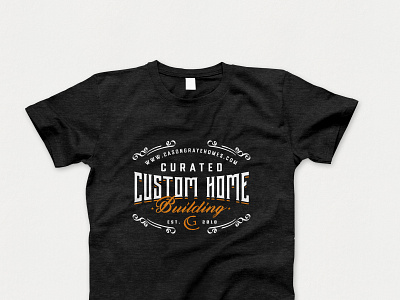 Custom Home T-shirt Design creative modern tshirt design unique vincent vintage