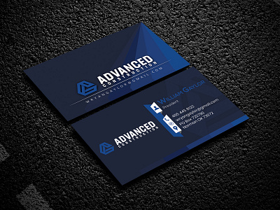 Corporate Agency Business Card agency branding corporate creative modern unique