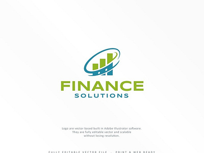 Finance Solution agency branding corporate creative finance logo unique