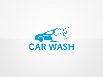 Car Washing Company agency branding auto mobile car wash corporate creative logo modern unique