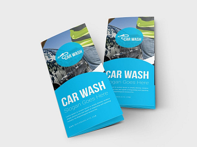 Car Washing Brochure agency branding corporate creative logo modern unique