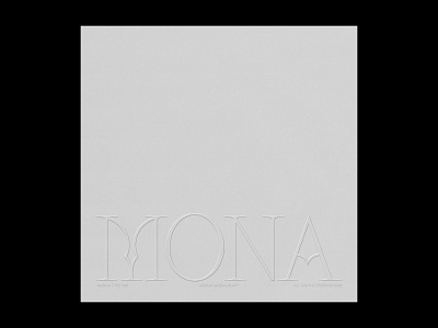 Mona™ design graphicdesign print swiss design type typography