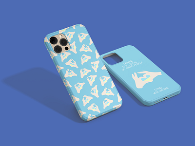 Phone cases with Ukrainian love pattern