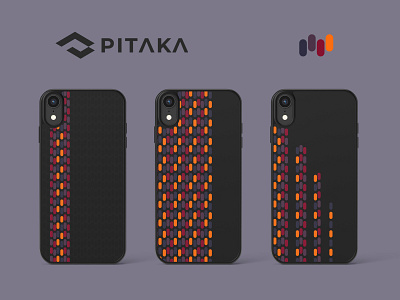 PITAKA case with pattern art case design graphic design mobile pattern pitaka print vector