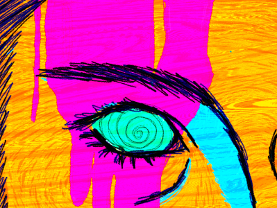 eye digital art doodle illustration