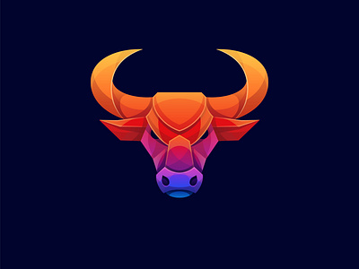 bull colorful vector logo design template branding bull colorful logo bull colorful vector logo design bull head colorful geometric bull logo bull logo design business logo design colorful logo design creative logo design graphic design illustration illustration logo design logo modern logo personal logo design professional logo typography vector