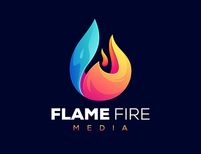 flame fire gradient colorful logo design template branding colorful logo design creative logo design fire flame logo design flame fire logo design illustration illustration logo design logo modern logo personal logo design professional logo typography