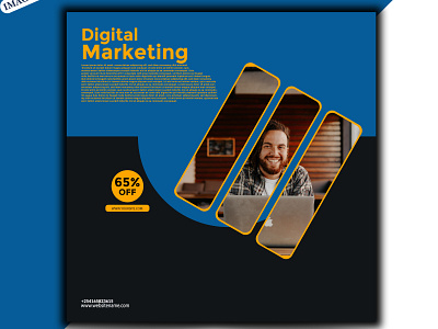 Digital marketing social media post