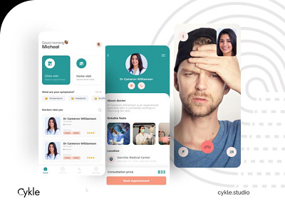 Healthcare Mobile App branding dashboard design health healthcare illustration productdesign ui ux