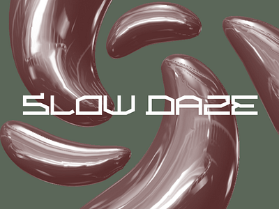 Slow Daze graphic design illustration vector