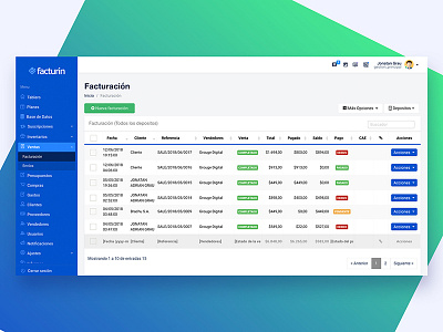 Facturin desktop version, billing module