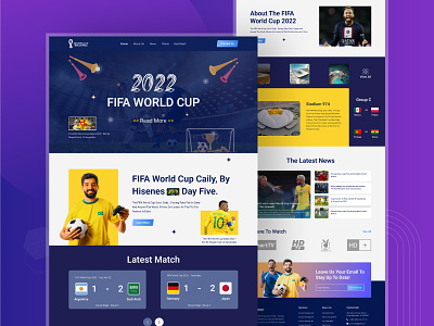 FIFA World Cup Qatar 2022 2022 footboll advertising best design clean design design agency fifa fifa footboll fifa world cup fifa world cup qater footboll home page landing page mobile app qatar showreel uiux uiux mahmodul ux case study website