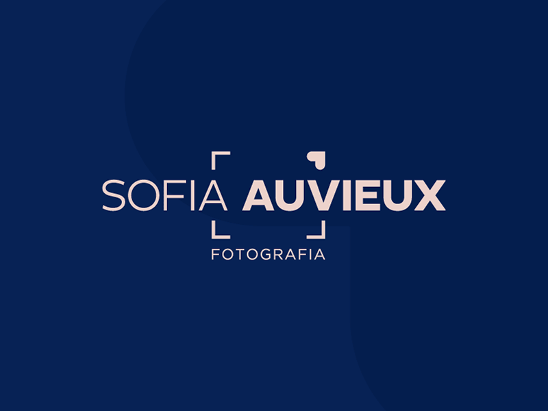 Sofia Auvieux - Logo brand brand and identity branding logo design photo photography photography logo texture