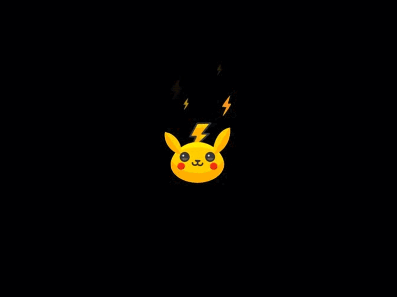 Pikachu Pokemon Go SVG Css Animation