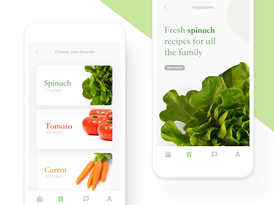 Organic Healthy Market App clean design food app health app healthy interaction mobile ui ux