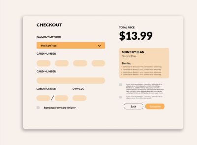 Credit Card Checkout