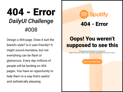 Error 404 design ui