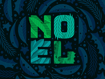 Noel christmas graphic design holidays illustration logo typography vector