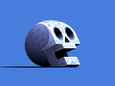 Sugar Skull all souls day calavera day of the dead skull vector
