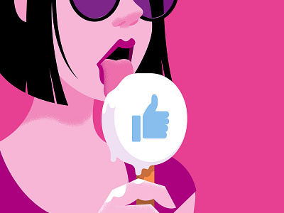 Empty Calories #3 facebook icecream illustration socialmedia vector