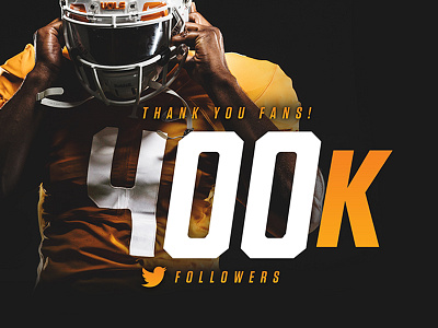 Tennessee Football - 400k Followers