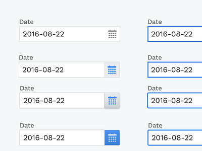 Common component style variations button data grid date picker overlay styles text input ui components