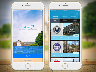 edquity_project campus education mobile app ui university ux