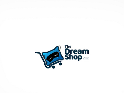 Dream Shop Logo bed dream rest shop sleep