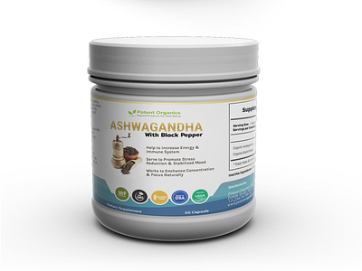 Ashawaganda Product Label ashwagandha label medicine product supplement