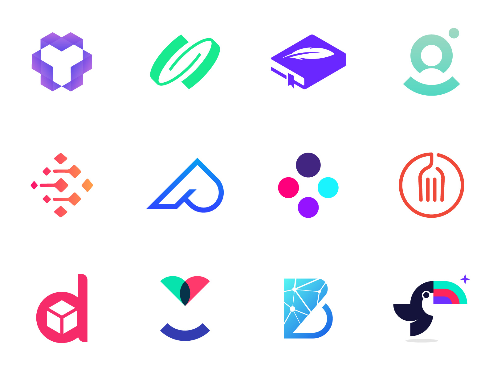 Icons/logos by Murad Malik on Dribbble