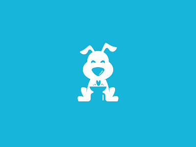 Dog icon logo mark watermug