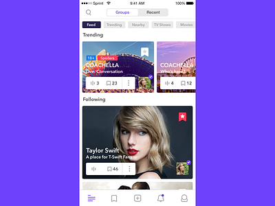 Prattle - iOS Update app chat group ios live messaging prattle purple social