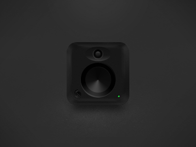 Genelec iOS icon apple black dark genelec ios ipad iphone mac monitor photoshop