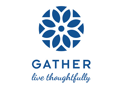 Gather branding graphic design logo product design