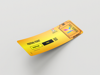 Modern Ticket design