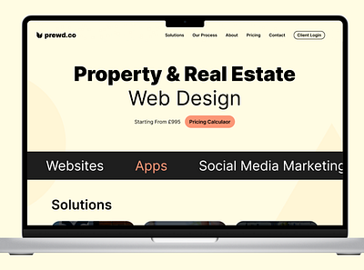Prewd | Property & Real Estate Web Design design figma live real estate ui ux web design website wordpress