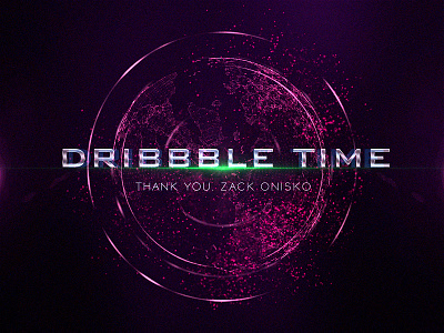 Dribbble Time after effects cinema4d dribbble invite plexus