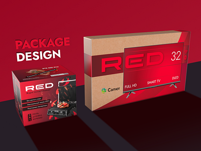 Package Design "Red" 3d animation branding design graphic design illustration package package design redesign