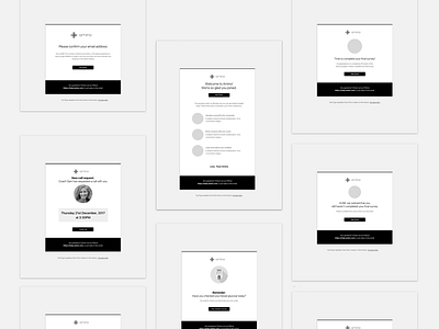 Email Redesign Wireframes