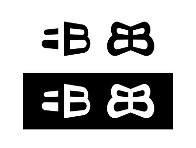 BB logo bb logo black and white flat design graphic design icon lettering logo design logos monogram logo symbol