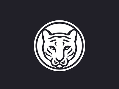 Tiger Logo Design animal black and white design favicon icon illustration logo logo mark logos mascot panther symbol tiger
