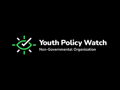 Youth Policy Watch - Logo Concept clock concept eye government logo mongolia non non governmental organization policy watch youth