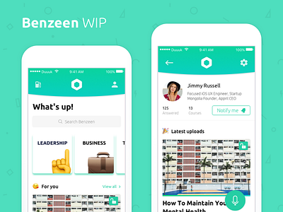 Benzeen App Redesign