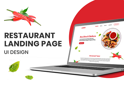 Restaurant Landing Page UI Design design graphic design ui ux