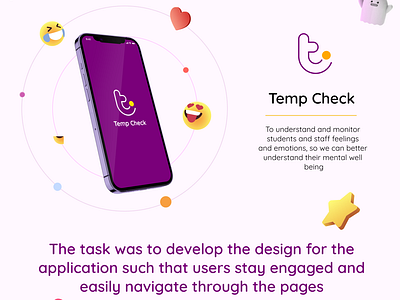 Mobile App UI Design - Temp Check