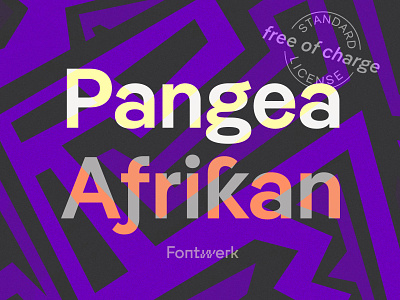 Fresh free fonts for 430 million: Hello Pangea Afrikan afrikan font font design font foundry fonts fontwerk free font free fonts pangea pangea afrikan type design type foundry typedesign typeface typography