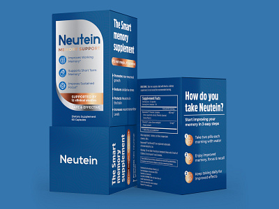 Neutein design graphic design illustration label label design medical product packaging packaging design supplement